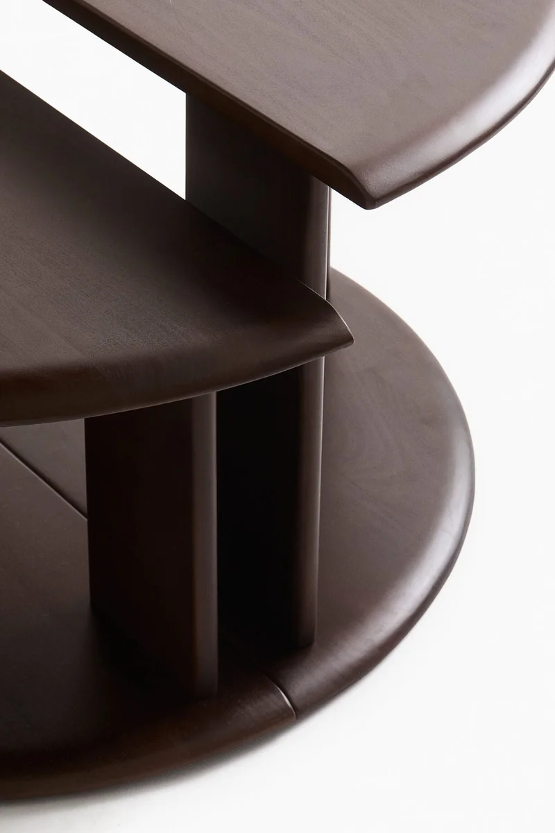 H&M 2-piece wooden coffee table set