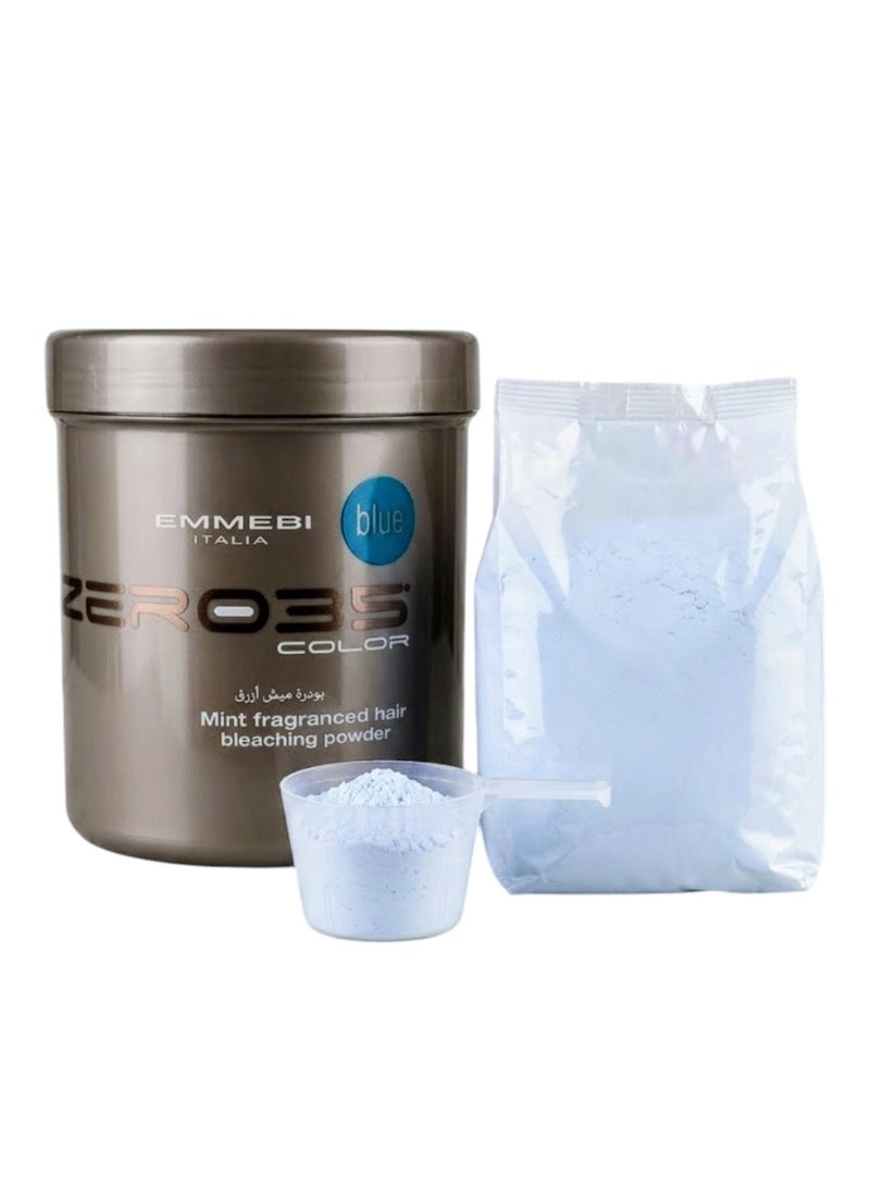 Zero35 Hair Lightening and Bleaching Powder, Blue, 500g - Image 1