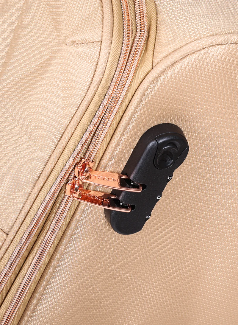 Track Track Luggage Set, Fabric Material, Travel Trolley Bag with Carry On Cabin Sizes, 3Pcs, 20/24/28 Inches, LG004/3P