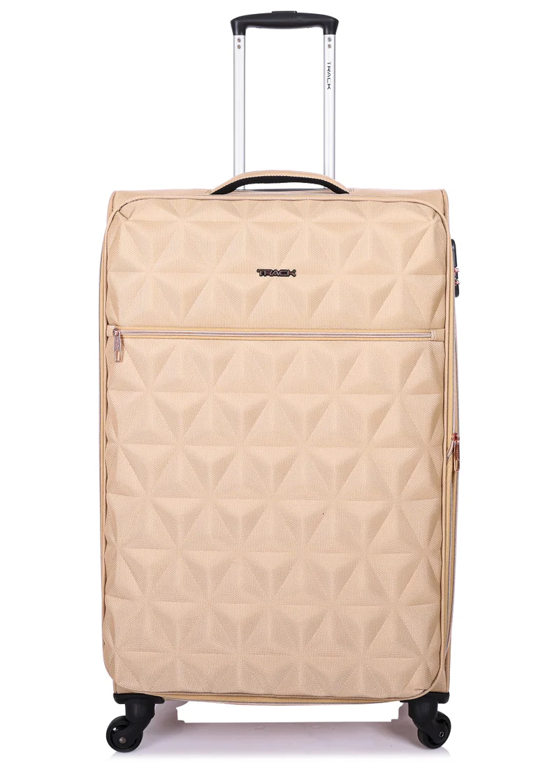 Track Track Luggage Set, Fabric Material, Travel Trolley Bag with Carry On Cabin Sizes, 3Pcs, 20/24/28 Inches, LG004/3P