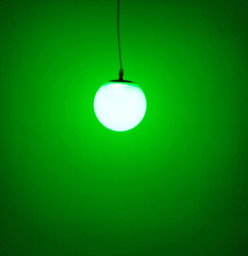 SINOMAN 6Watts Circular Globe Pendant Ceiling Light -Green(AC, Glass) - Image 5