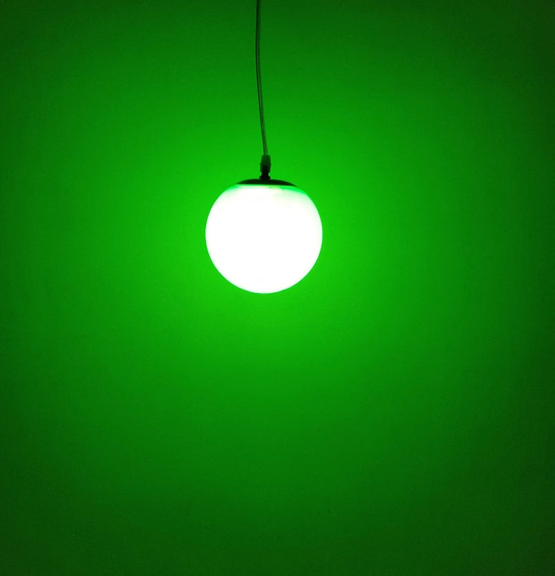 SINOMAN 6Watts Circular Globe Pendant Ceiling Light -Green(AC, Glass) - Image 2