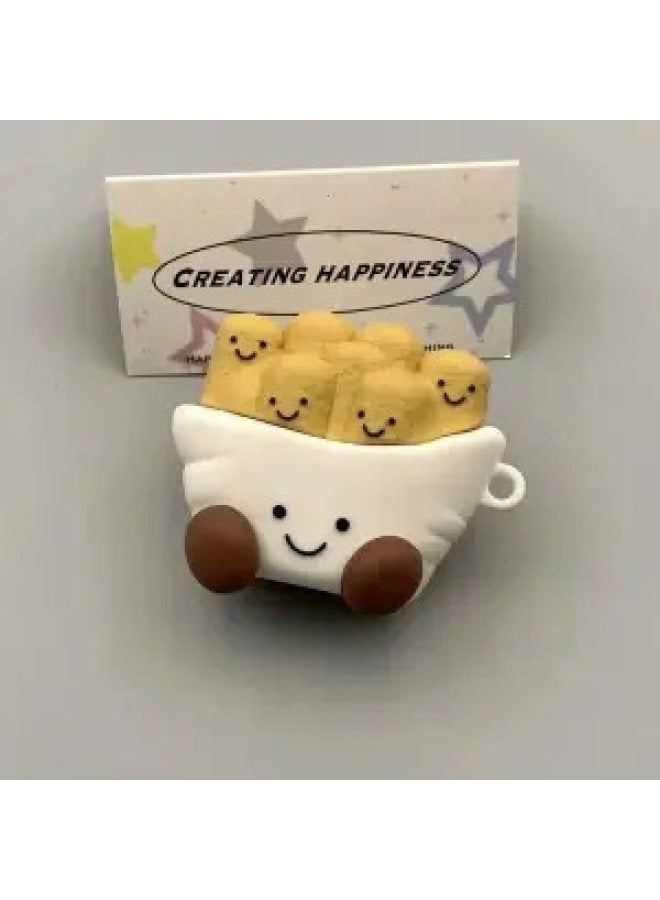 Cross-Border Wholesale Artificial Bread Suitable For Airpods2 Bluetooth Wireless Silicone Headphone Cover 1/2/3/4 Generation Pro2