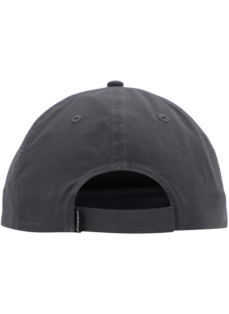 Demix Demix One-Size Dark Grey Baseball Cap – Breathable Cotton with Adjustable Fastener for Comfortable and Stylish Outdoor Workouts  - Image 3