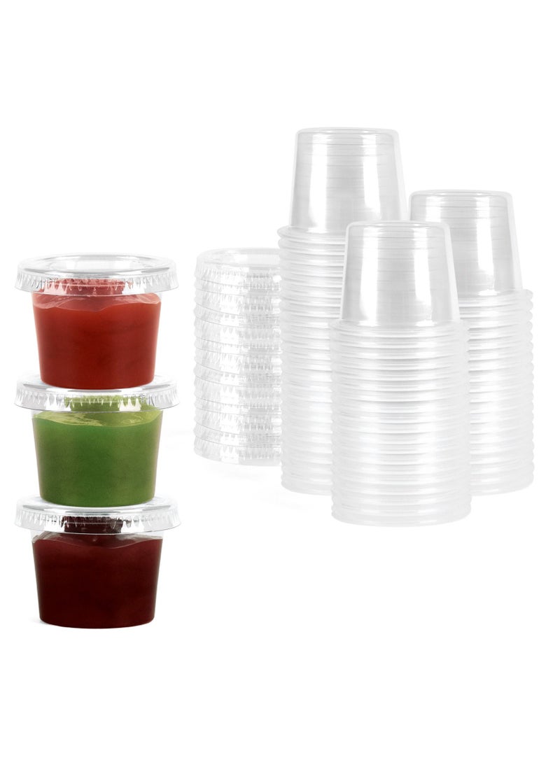 Rectangle Clear Disposable Food Container 1000ml With Lid |Spoon| Fork And Sauce Cup(1oz) |Pack of 20