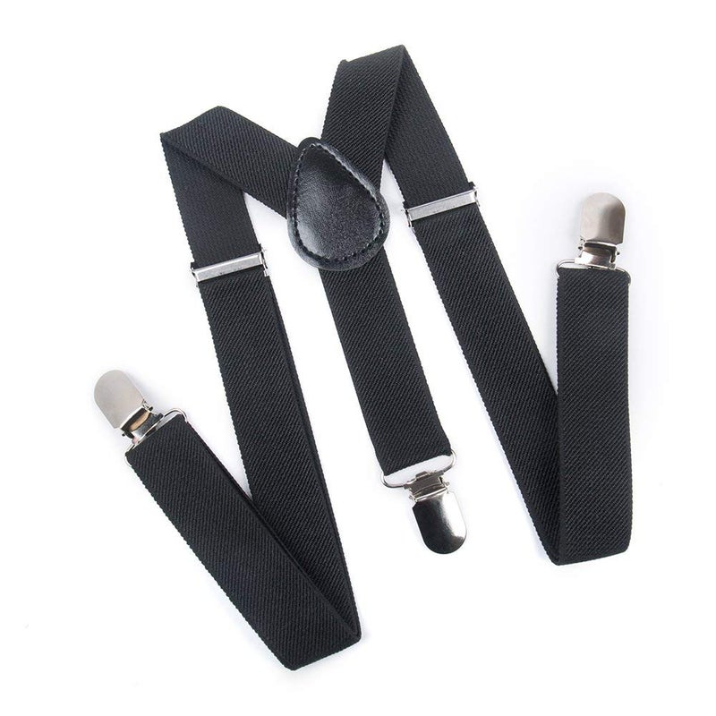 magicX Suspender for Kids- Adjustable,Y Back, Free Size-Black, Unisex - Image 1