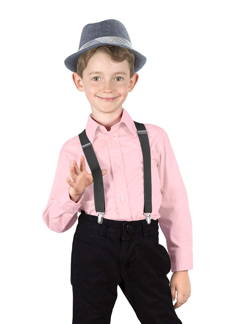 magicX Suspender for Kids- Adjustable,Y Back, Free Size-Black, Unisex - Image 3