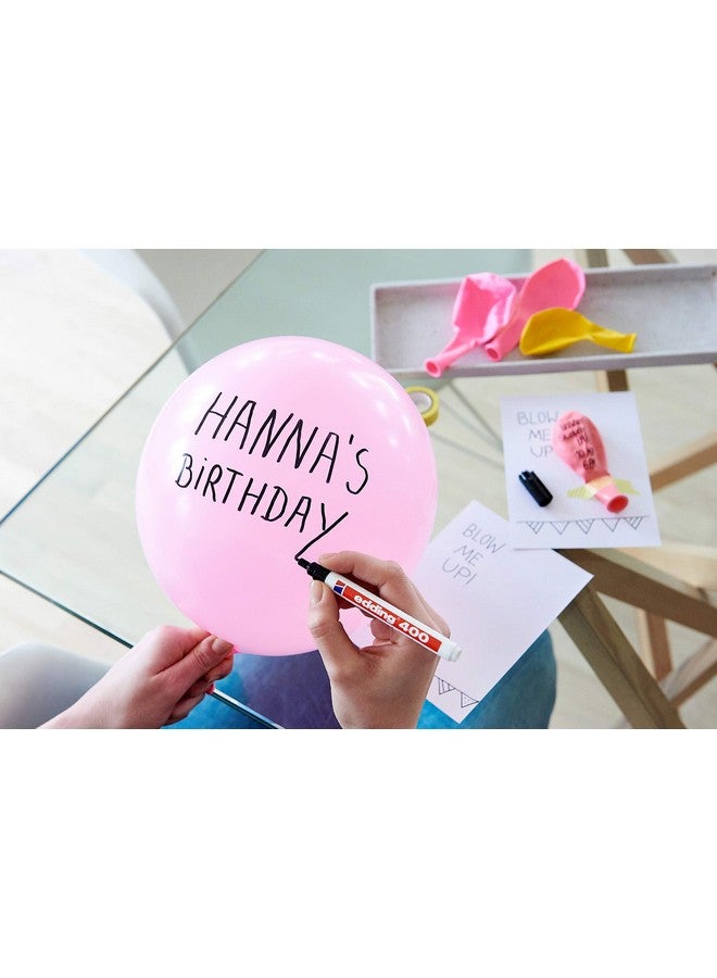 إدينغ قلم تحديد دائم 400 - برتقالي - قلم واحد - طرف دائري رفيع 1 مم - أقلام مقاومة للماء وسريعة الجفاف ومقاومة للتلطخ - للكرتون والبلاستيك والخشب والمعادن والزجاج والقماش - Image 5