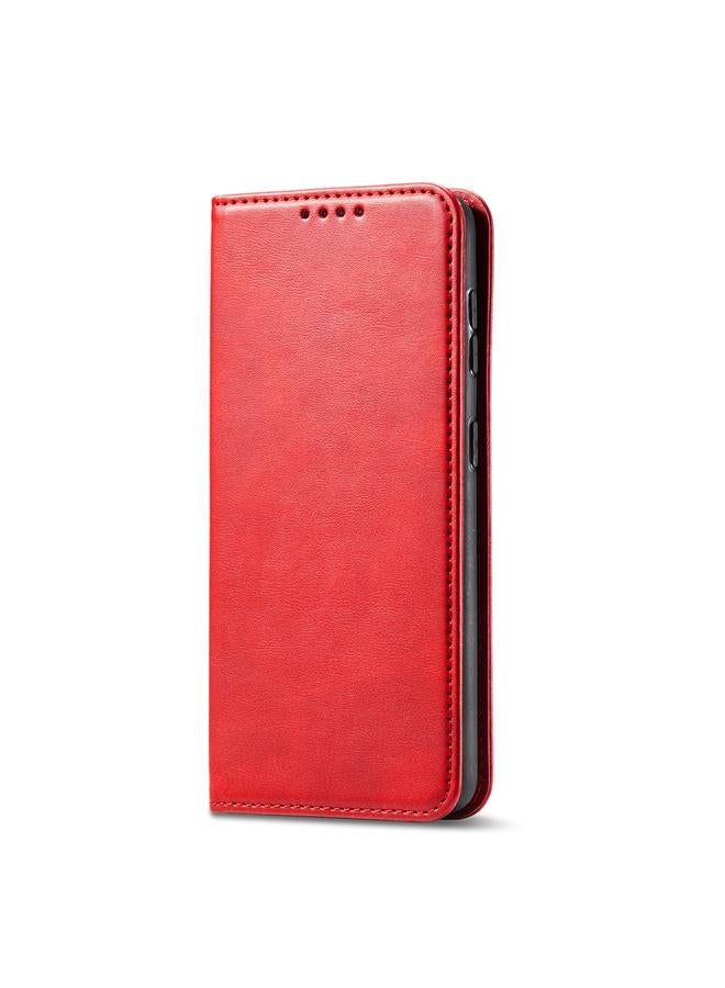 اس-توب جراب لهاتف Google Pixel 5 مصنوع من جلد العجل مع حامل وفتحات للبطاقات ومحفظة. - Image 2