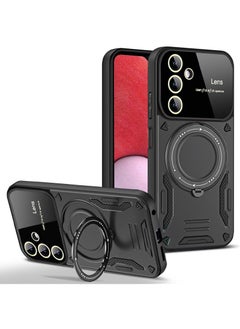 SNBFA Samsung Galaxy A16 5G/4G Case Back Cover with Magnetic Stand 360° Rotate Ring and Camera Len Protector [ Drop Protection] Anti-Scratch Shockproof Phone Accessory  - Image 1