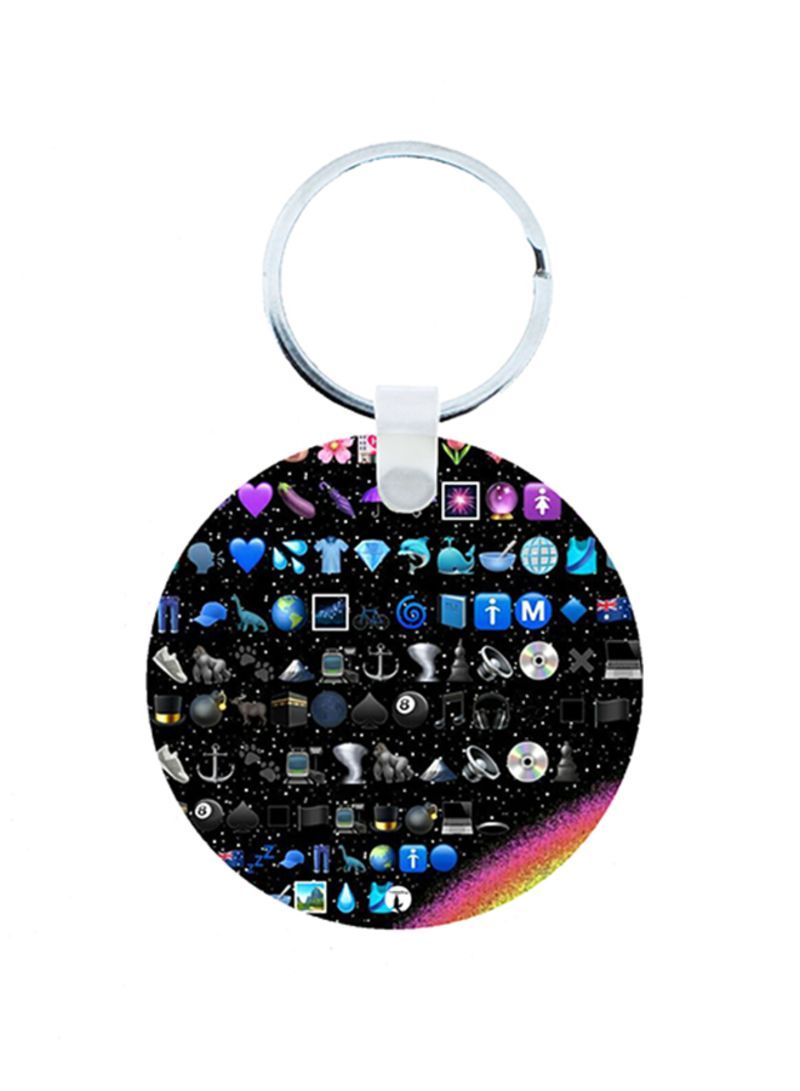 RKN Emojis Wooden Keychain