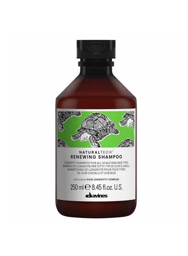 Davines Naturaltech RENEWING Shampoo, Gentle Cleansing That Promotes The Well Being Of Hair And Scalp, 8.45 Fl Oz (Pack of 1)