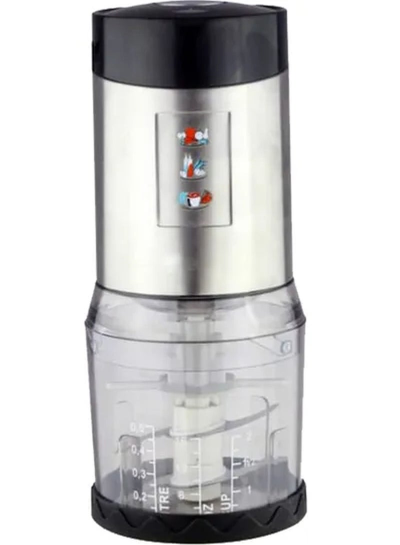 Electric chopper 4 double blades 1000ML capacity 300W  - Image 1