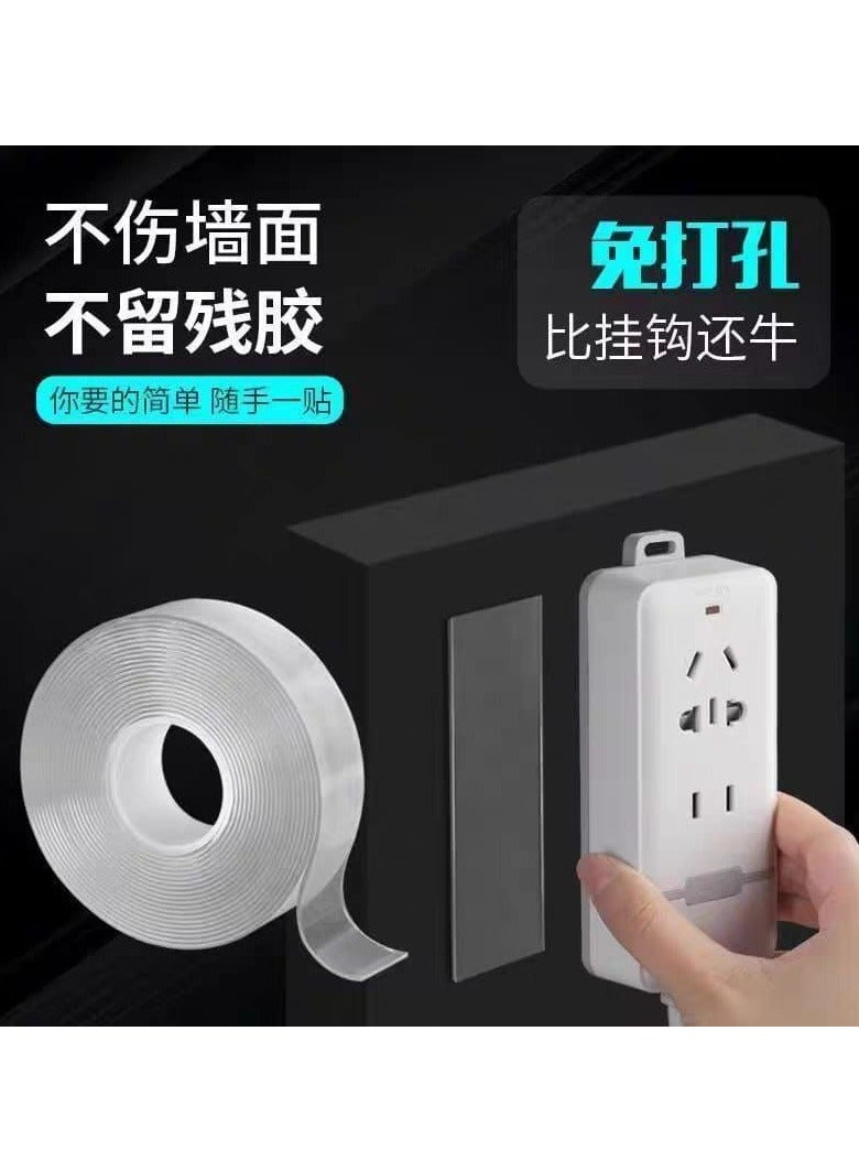 Nano Double-Sided Adhesive Tape – Transparent – 3 Meters – Strong & Reusable - Image 2