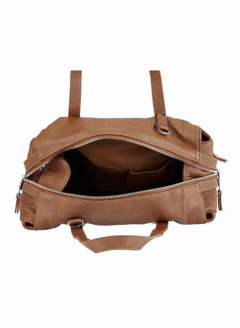 TOPSHOP Merino Zippy Holdall Tote