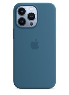 Silicone iPhone 13 Pro Silicone Case with MagSafe - Blue Jay  - Image 3