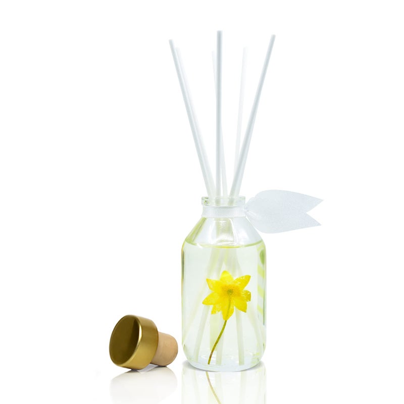 LOVSPA Reed Diffuser Set, Coastal Citrus Scented Oil Diffuser with Sticks, Home Fragrance Accessories for Bathroom Shelf Decor, Aroma Diffusers for Home or Office Desk, USA Made - Image 3