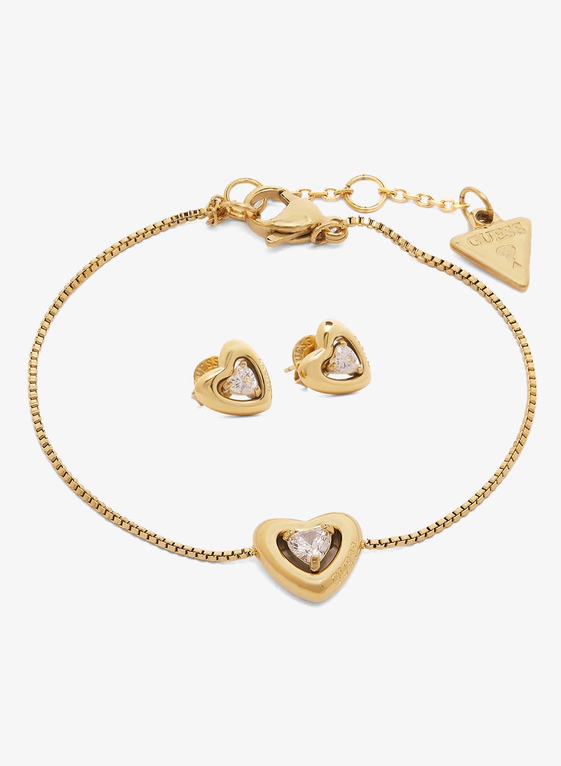 جس سوار وقلادات قلب كريستال - Image 1