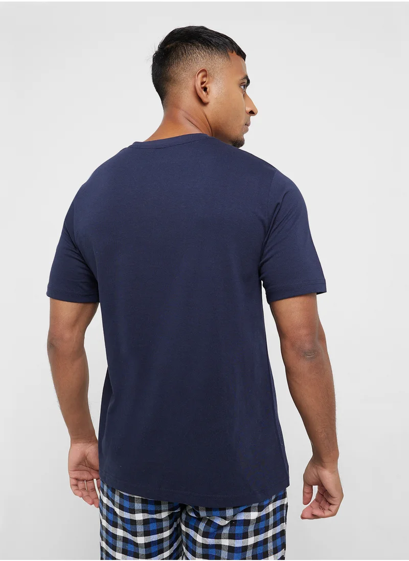سفنتي فايف Crew Neck T-Shirt