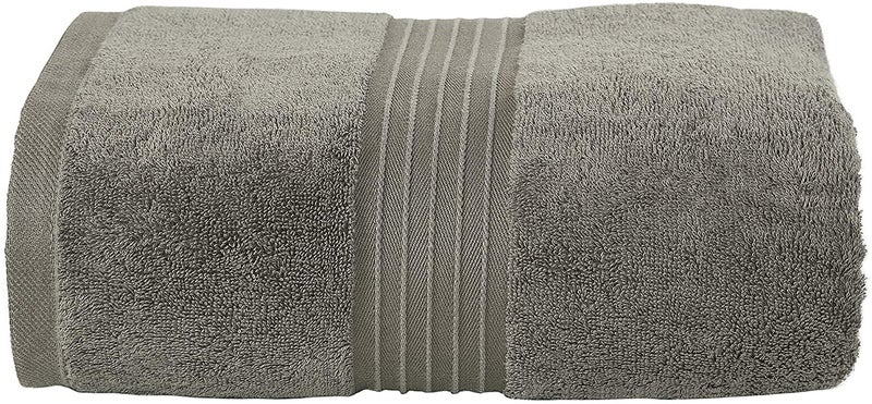TIQH Organic Bamboo 500 GSM Cotton Soft Touch Hand Gym Workout Towel Set of 1 Grey