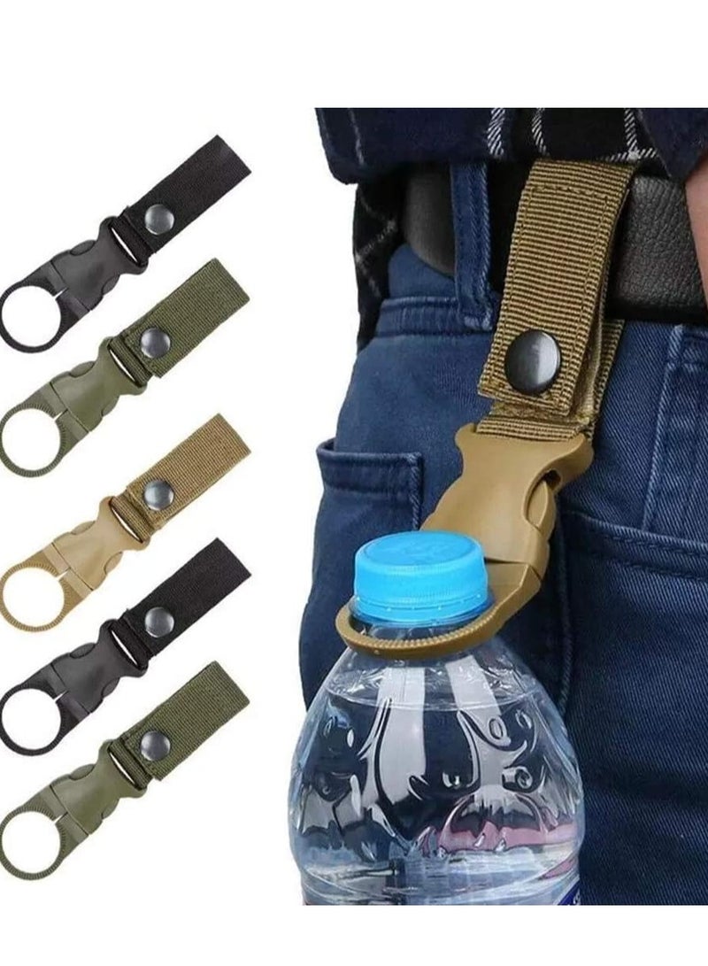 بلان A حزام تعليق منسوج قوي من جدة لزجاجة المياه أو حزام الشمس أو حقيبة الظهر، حامل حزام مبتكر للمغامرات الخارجية مثل التخييم والتنزه سيرًا على الأقدام، (1) - Image 1