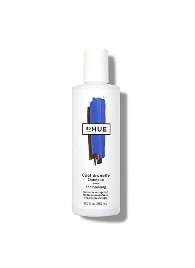 dpHUE - Cool Brunette Shampoo 8.5 Oz Blue Pigments To Neutralize Unwanted Orange Red Brassy Tones Moisturizing Shampoo For Soft Shiny Hair Glutenfree - Image 1