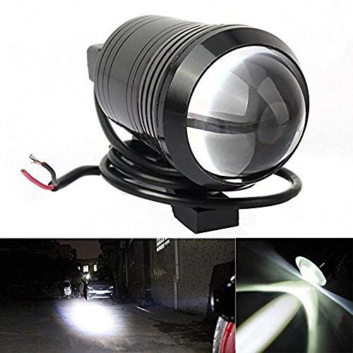 PA U1 LED Motorcycle Fog Light Bike Projector Auxiliary Spot Beam Light (Black, 1 Pc) for Bajaj Discover 125 M - PA-U1-BIKE-SINGLE-BLK-011 - Image 1