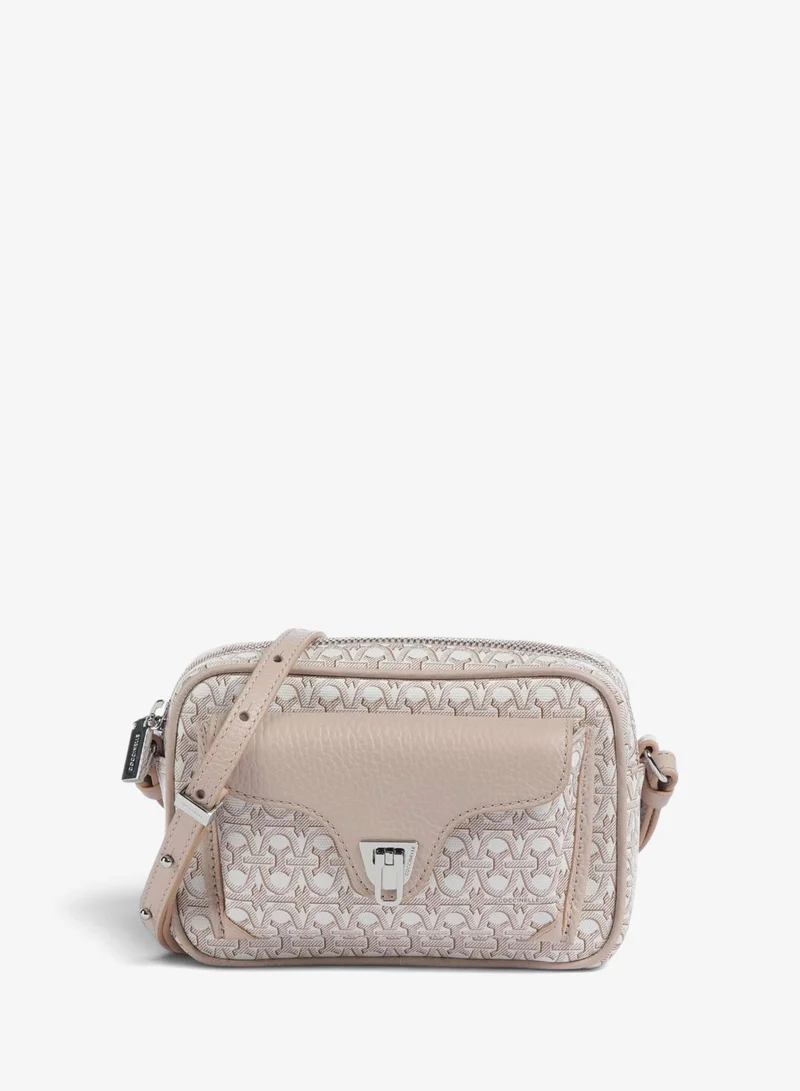 Beat Coated Monogram Crossbody Bag