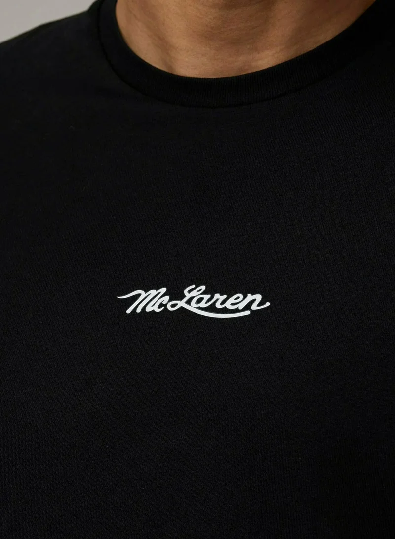 Mclaren black MCLAREN MENS MONACO LN4 DRIVERS T-SHIRT for Men | Best Price UAE