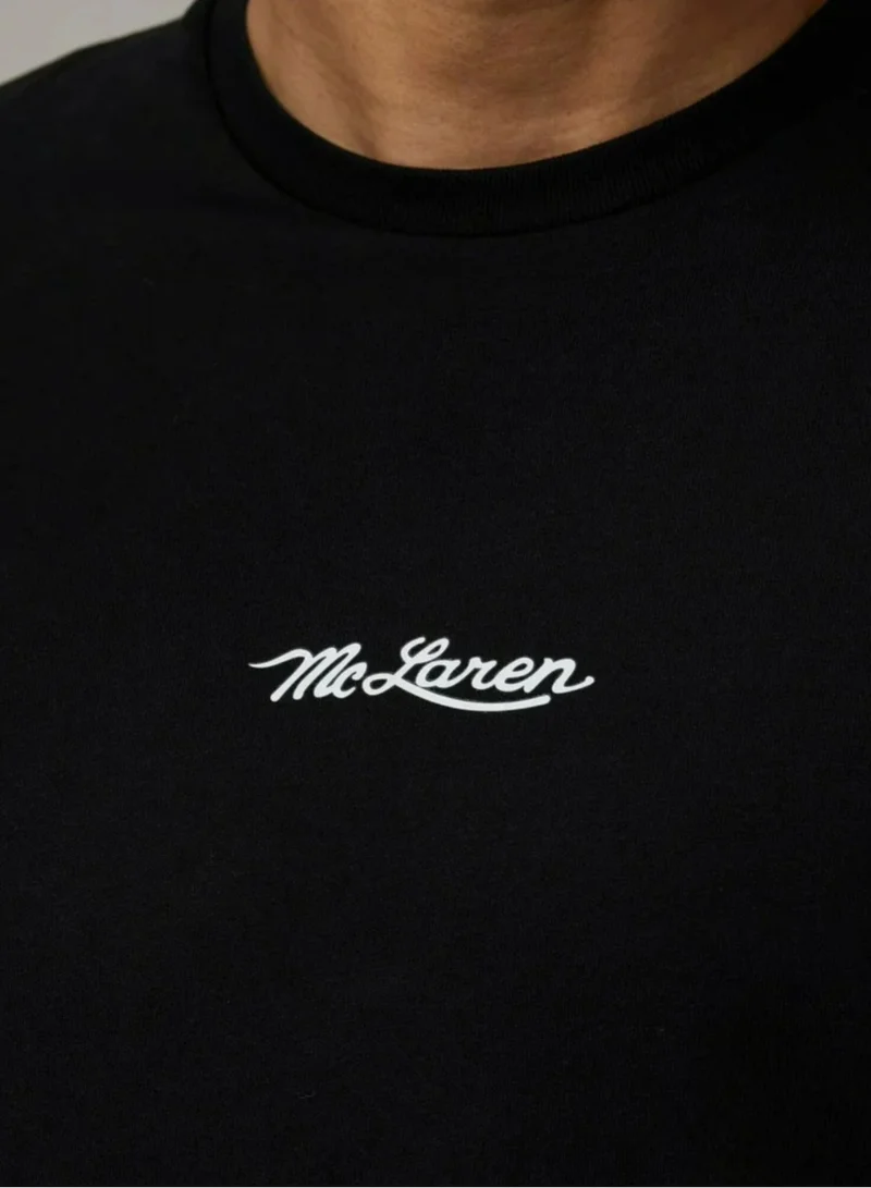 Mclaren black MCLAREN MENS MONACO LN4 DRIVERS T-SHIRT for Men | Best Price UAE