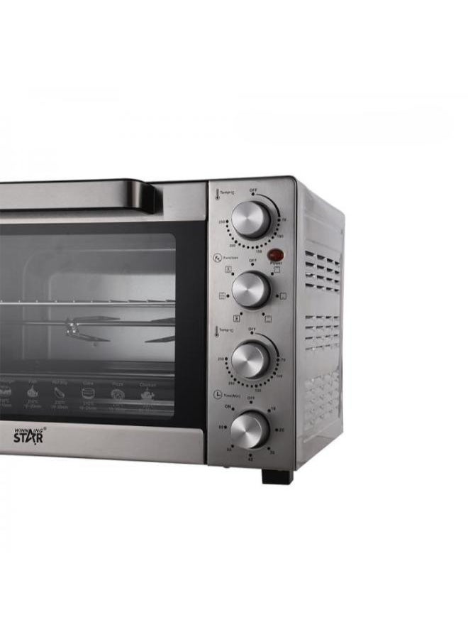 Winning Star Electric Oven SilverSt-9617  - Image 2