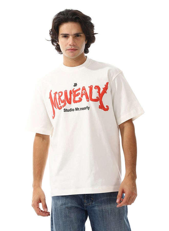 WHITE RABBIT Comfy Round Neck T-shirt - Image 1