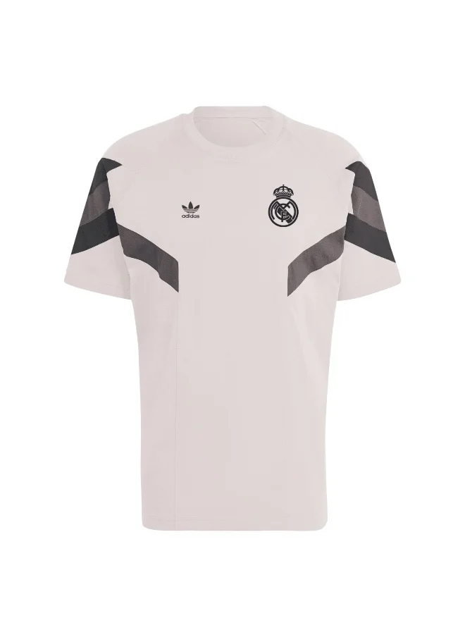 اديداس Adidas Real Og Tee Pink Football T-Shirts For Men Xs