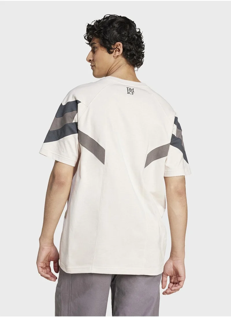 Adidas Adidas Real Og Tee Pink Football T-Shirts For Men Xs