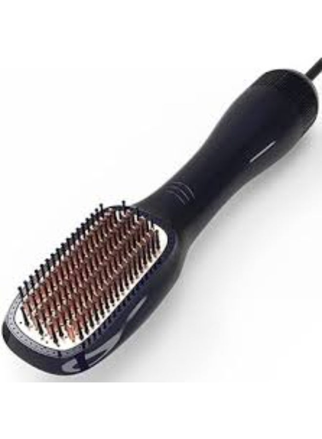Hair Dryer Brush 3 in 1 Hot Air Brushes Blow Dryer Brush Hair Comb One Step Electric Hair Brushes Hair Straightener (gold) - Image 1
