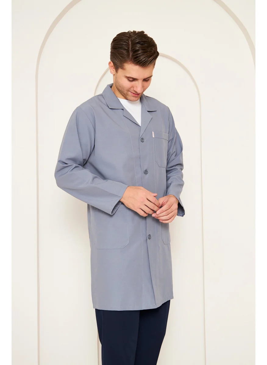 Mervem School Apron Alpaca Male Gray