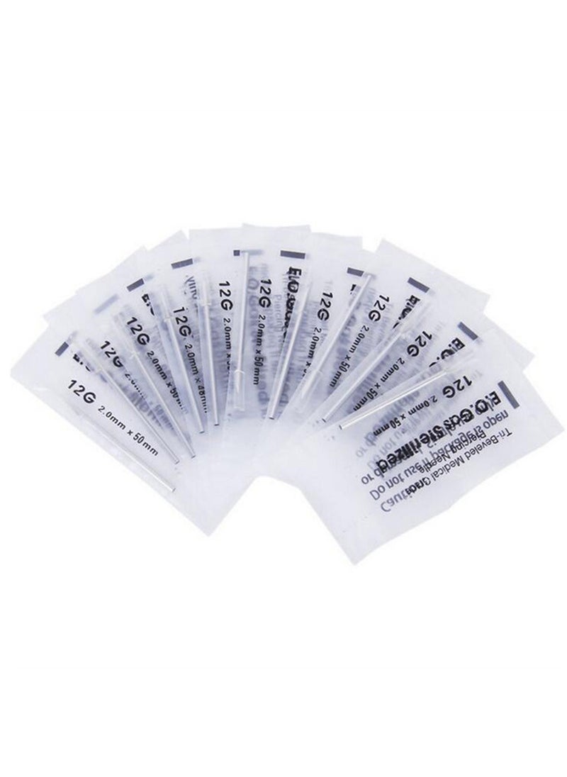 Generic - Piercing Needles 100pcs Piercing Needles Assorted Stainless Steel Ear Nose Piercing Needles Piercing Supplies Ear Nose Piercing Kit Piercing Tool - Image 1