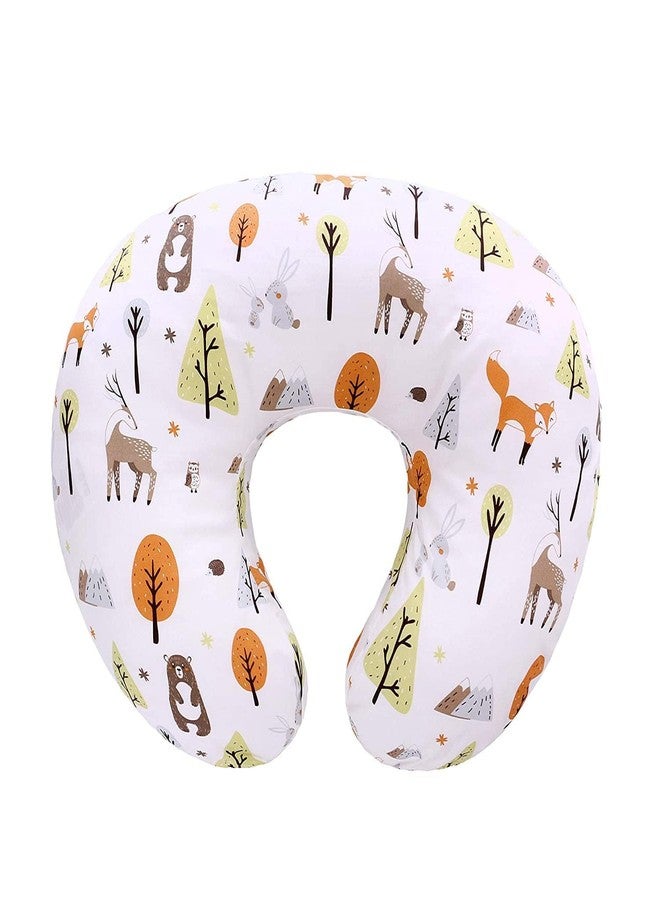 Proliva وسادة بروليفا للرضاعة الطبيعية للأطفال حديثي الولادة مع غطاء قابل للفصل، وسادة الرضاعة الطبيعية ووسادة الأمومة، مجموعة دعم لوسادة الرضاعة الطبيعية وسرير الأم (أرنب - أبيض كريمي) - Image 5