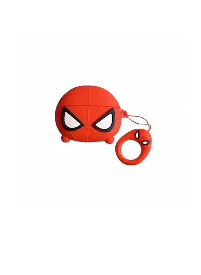 Generic Silicone Full Cover Airpod Pro tective Case Designed With Super Hero Shaped And Contains Ring Strap Suitable  - Image 1