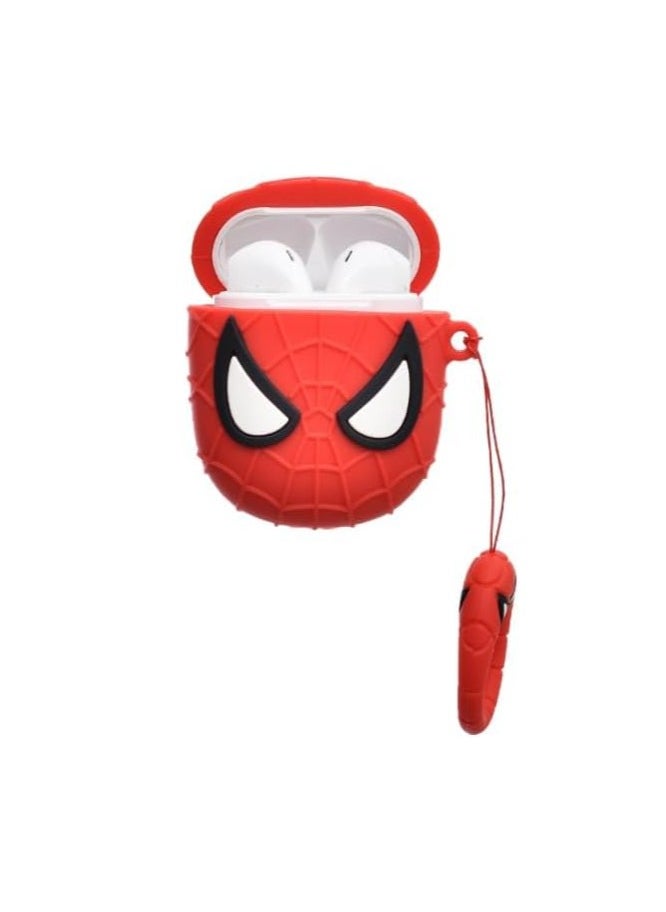 Generic Silicone Full Cover Airpod Pro tective Case Designed With Super Hero Shaped And Contains Ring Strap Suitable  - Image 2