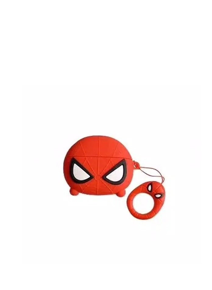Generic Silicone Full Cover Airpod Pro tective Case Designed With Super Hero Shaped And Contains Ring Strap Suitable  - Image 3
