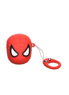 Generic Silicone Full Cover Airpod Pro tective Case Designed With Super Hero Shaped And Contains Ring Strap Suitable  - Image 4