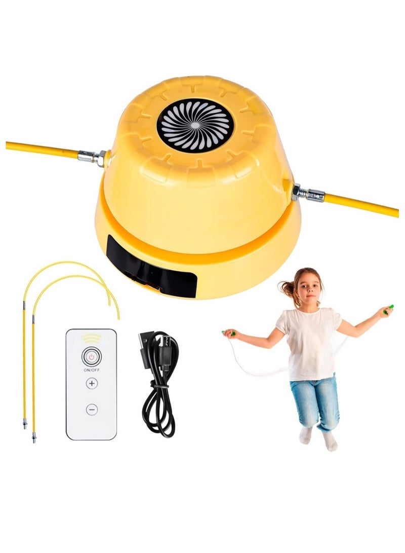 آلة حبل القفز الذكية بشاشة رقمية قابلة للتعديل الطول للبالغين والأطفال بمقبض بلاستيكي للتمرين واللياقة البدنية والحفلات والترفيه مع جهاز تحكم عن بعد - Image 1