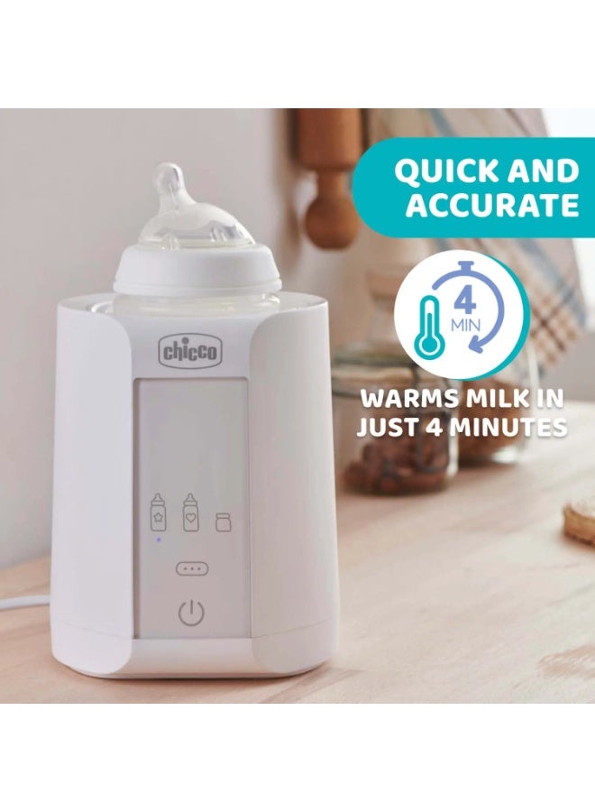 شيكو جهاز تسخين رضّاعات شيكو هوم (Chicco Home Bottle Warmer) CH073881 — 3 برامج | تسخين في 4 دقائق | حفظ حرارة 1 ساعة | BPA Free - Image 2