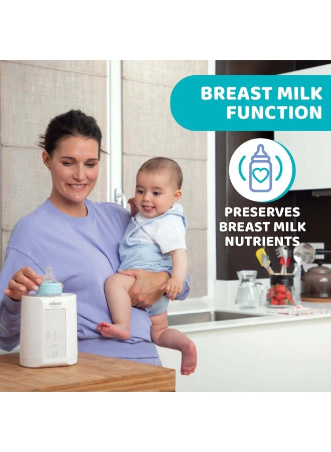 شيكو جهاز تسخين رضّاعات شيكو هوم (Chicco Home Bottle Warmer) CH073881 — 3 برامج | تسخين في 4 دقائق | حفظ حرارة 1 ساعة | BPA Free - Image 3