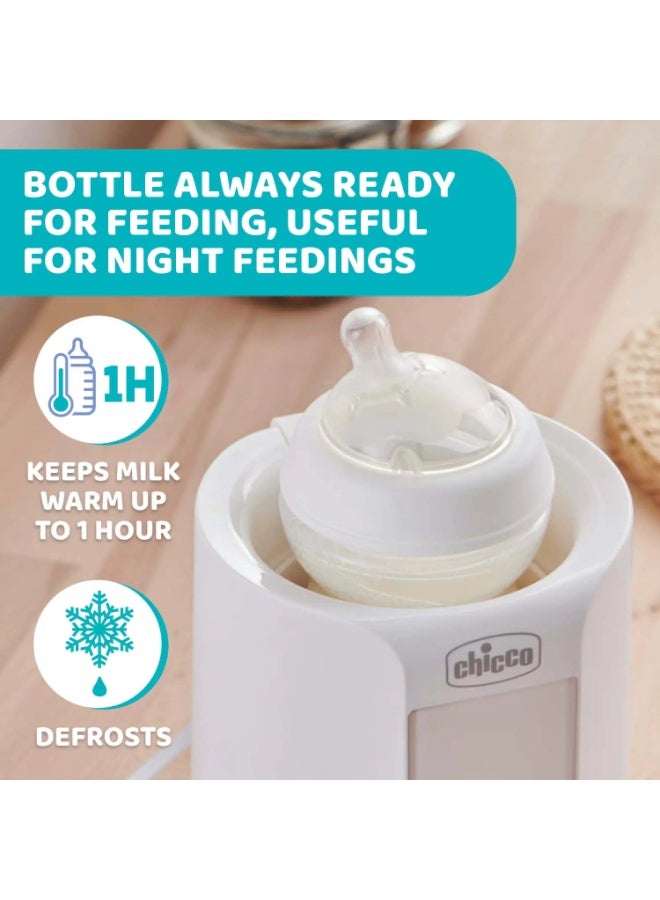 شيكو جهاز تسخين رضّاعات شيكو هوم (Chicco Home Bottle Warmer) CH073881 — 3 برامج | تسخين في 4 دقائق | حفظ حرارة 1 ساعة | BPA Free - Image 5