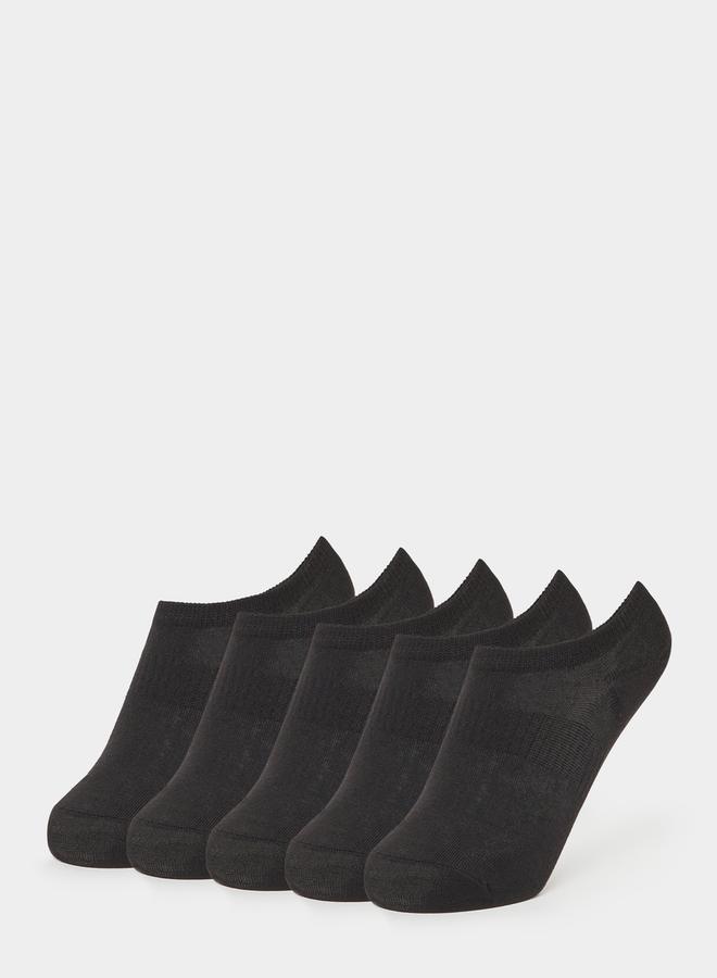 ستايلي مجموعة من 5 جوارب سادة بطول الكاحل - Image 1