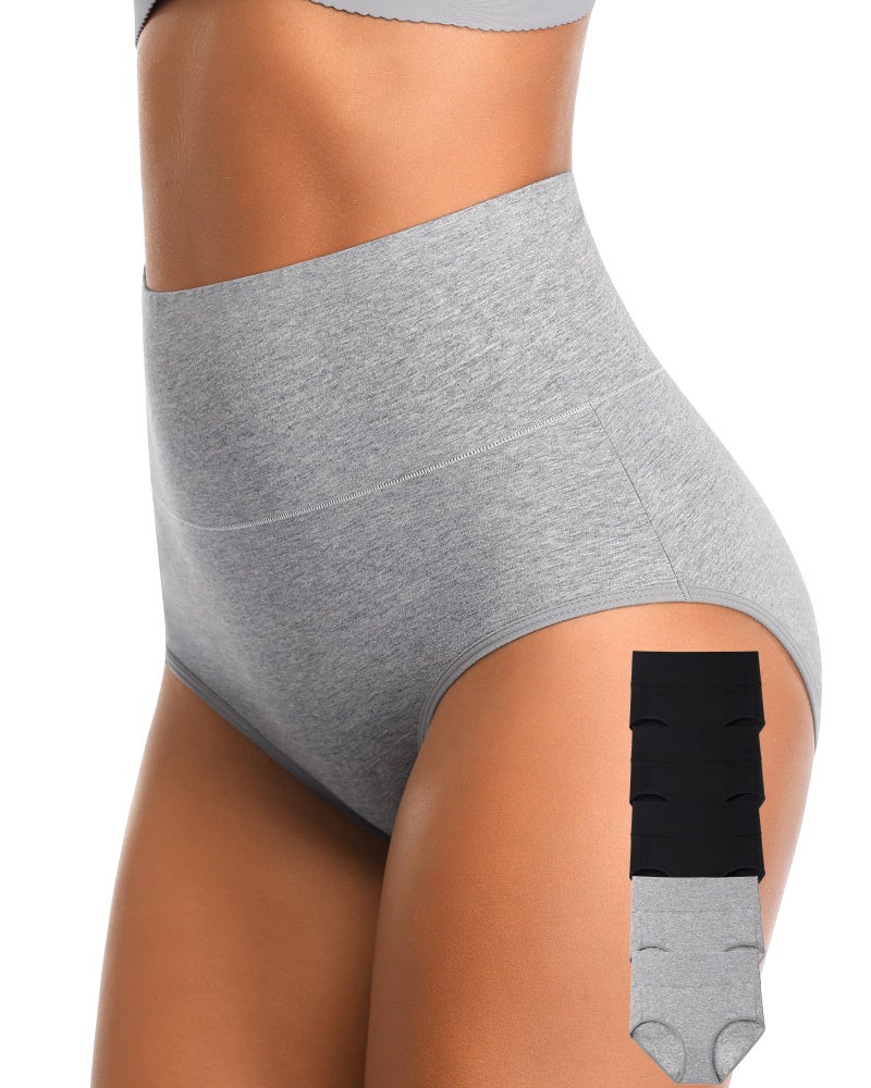 CULAYII Postpartum Underwear for Women Tummy Control Panties Soft Breathable High Waisted Underwear Women Pregnancy Panties Cotton Ladies Briefs(L) - Image 1