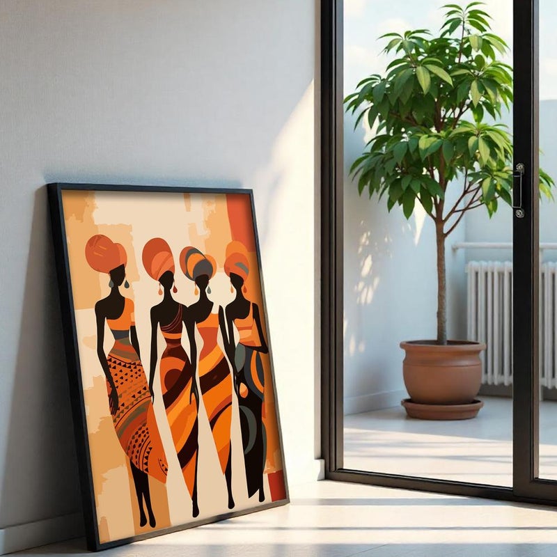 Marktna Saudi Decor Art Wall Panel with Hollow Frame Size (120x80) One Piece - Image 3