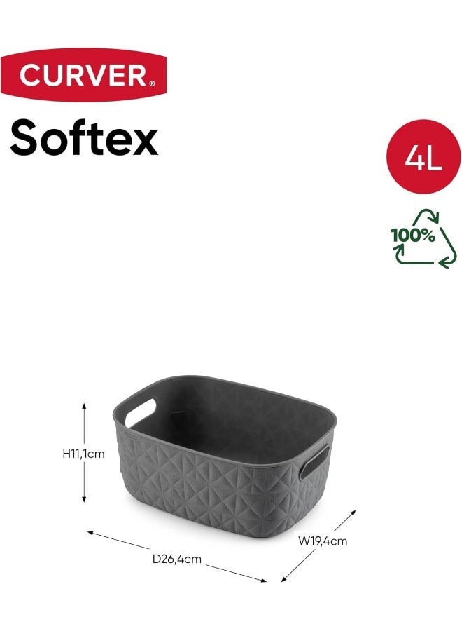 Curver Curver CV SOFTEX BASKET SML 4L GREY  - Image 5